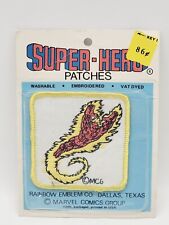 Vintage 1979 The Human Torch Patch Rainbow Emblem Marvel Comics Group New picture