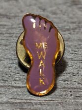 MS Walk Purple Footprint Multiple Sclerosis Lapel Pin picture
