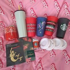 Starbucks Holiday Tumblers & Ornaments Lot picture