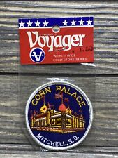 Vtg Voyager Emblems Patch Corn Palace Mitchell South Dakota 3” Round  picture