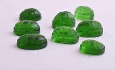 8 Egyptian Scarab-Hand Carved Egyptian czech glass Scarab-Revival stone picture