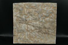 Old Sassanid Near Eastern Marble Stone Relief Tile with Openwork Engravings picture
