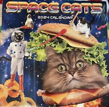 TF Publishing,  Space Cats 2024 Wall Calendar picture