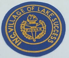 Vintage Felt Patch - Incorporated Village of Lake Success New York 