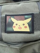 Surprised Pikachu Meme Morale Patch Funny Tactical Military USA Army  picture