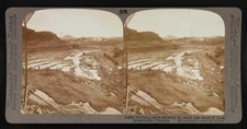 Panama Working below sea level on canal just south of Miraflores L - Old Photo picture