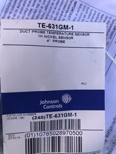 Johnson Controls/ TE-631GM-1 / Temp Sensor-4" 1K Duct Probe/NEW picture