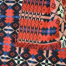 Vintage Mystic Valley Traders Wool Coverlet King Blanket Aztec United Kingdom picture