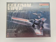 Vintage 1978 Monogram Battlestar Galactica Colonial Viper Model Kit 6027 picture