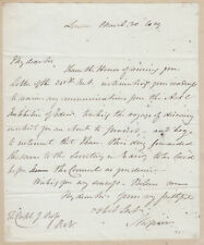 NAPIER, William John, 9th Baron, Captain Royal Navy, Autograph Letter 1829 picture