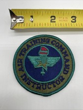 U.S. Military USAF Air Training Command INSTRUCTOR Patch Insignia Subdued 3” picture