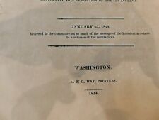 608 War of 1812 Virgina Troops Supply Report 1814 14 Pages WM Simmons S War picture