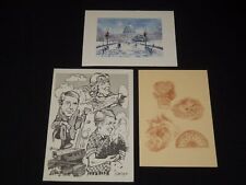1980'S POLITICAL GREETING CARDS LOT OF 3 - DODD - BOGGS - J 9541 picture