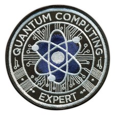 Quantum Computing Expert Patch/Badge Embroidered picture