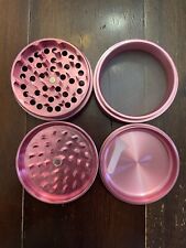 Space Case 63MM Spice Tobacco Herb Grinder -4 Piece- Pink picture