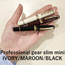 SAILOR Professional Gear Slim Mini Fountain Pen 14K ProGear SAPPORO cream maroon picture