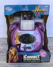 NEW Disney Hannah Montana Plug N Play iConnect MP3 Speaker Alarm Clock picture