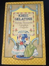 1929 Knox Gelatin Dainty Desserts Candies Salads Knox Gelatin Booklet picture