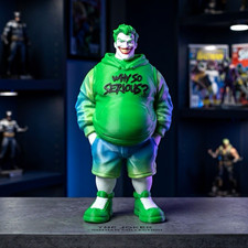 Joker "Why So Serious?" Green Hoodie Plastic Figurine Batman Comics picture