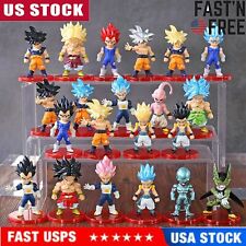 21PCS Dragon Ball Z Figures Super Saiyan Goku Vegeta Gotenks Mini Action Figures picture