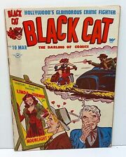 Black Cat #10 RARE HTF ISSUE Golden Age Harvey Comics 1948 VG+ to VGFN picture