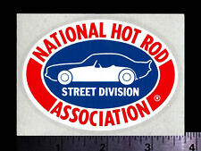 NHRA National Hot Rod Assn. Street Div. Orig. Vintage Racing Water Slide Decal  picture