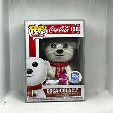 Funko Pop Coca-Cola Polar Bear Ad Icons 58 Flocked FunkoShop picture
