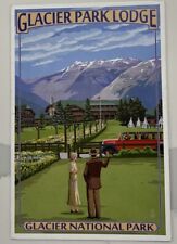Glacier National Park, MT - Glacier Park Lodge- Lantern Press Postcard picture