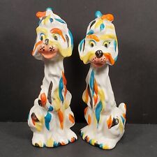 Anthropomorphic Dog Long Neck 1950's Salt & Pepper Shakers 5