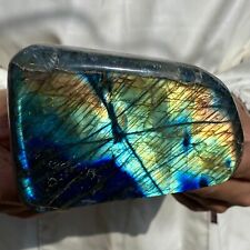 1.8lb Natural Flash Labradorite Quartz Crystal Freeform rough Mineral Healing picture