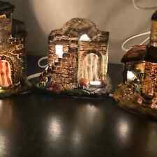 Vintage Light Up (16) Piece Beautiful Nativity Scene. Great Detail picture