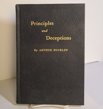 Principles and Deceptions Arthur Buckley 1948 FIRST EDITION Magic Conjuring picture
