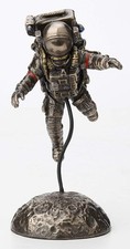 Cold Cast Bronze Zero Gravity Astronaut Home Decorative Figurine Collection picture