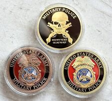 3 PCS US ARMY MILITARY POLICE Challenge Coin picture