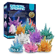 Crystal Growing Kit Science Experiments for Kids 6 Vibrant Colored Crystal Tree picture