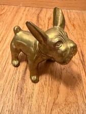 Jennings Brothers Brass French Bull Dog Figurine picture