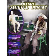 6 Ft Tall Halloween Dummy With Lifelike Hands Adjust Stuffing Pose Life Size USA picture