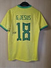 Gabriel Jesus Signed Brazil Shirt AFTAL#217 OnlineCOA picture