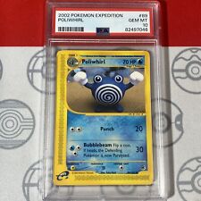 PSA 10 GEM Poliwhirl 89/165 Pokemon 2002 Expedition 7046 picture