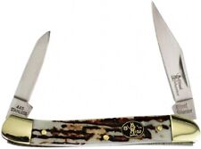 Frost Cutlery Little Copperhead Pocket Knife Stainless Blades Imitation Stag picture