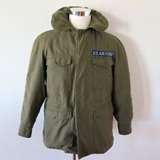 VINTAGE ORIGINAL USAF US AIR FORCE JACKET SATEEN WITH LINER 1966 VIETNAM SMALL picture