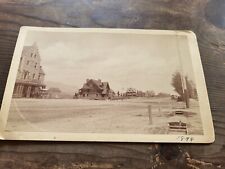 COLORADO SPRINGS COLORADO CASCADE AVENUE cabinet card photo 1878? picture