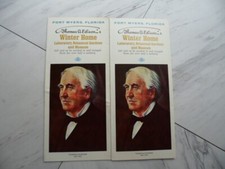 Fort Myers Fl. Winter Home Thomas Edison vacation pamplet picture