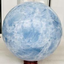 3840g Natural Blue Celestite Crystal Sphere Ball Healing Madagascar picture