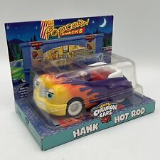 2001 Hank Hot Rod Chevron Car Flames Popcorn Snacks Unopened Milt’s Malt Shop picture