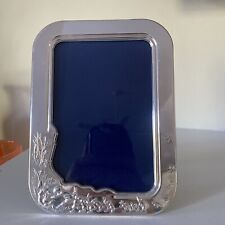 Lunt Fine Silver Disney Winnie The Pooh Photo Frame Rare Made In Spain Vintage picture
