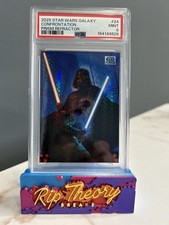 2025 Star Wars Galaxy CONFRONTATION Prism Refractor /75 #24 MINT PSA 9 picture