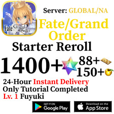 [ENGLISH/GLOBAL/NA][INSTANT] 1400+ SQ Fate Grand Order FGO Lv. 1 Starter picture