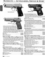 2003 Print Ad of Beretta Pistol Model 92 Billennium, 96, 950 Jetfire picture