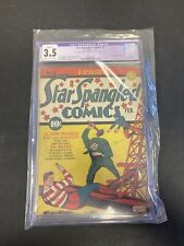 Star Spangled Comics #5 Restored Golden Age Superhero DC Comic 1942 CGC 3.5 picture